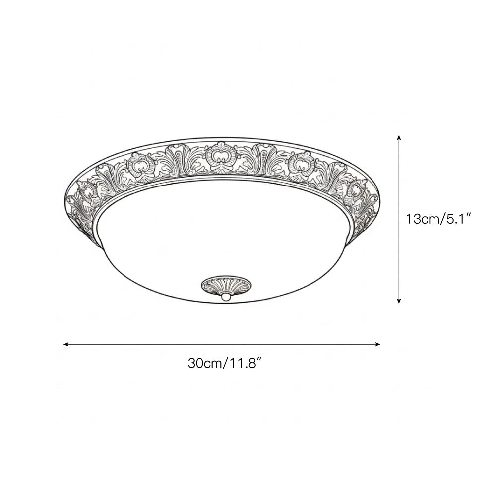 Corora Flush Ceiling Lamp