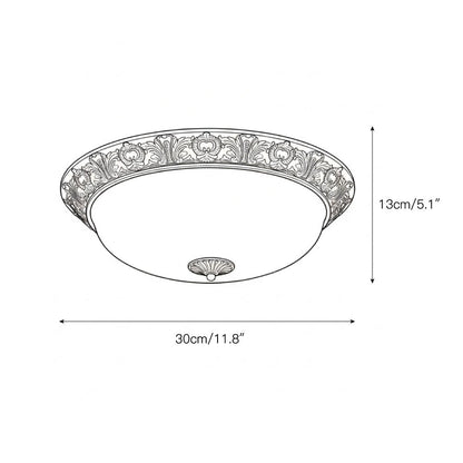 Corora Flush Ceiling Lamp