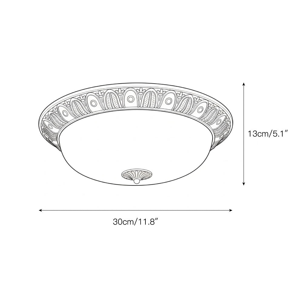 Corora Flush Ceiling Lamp