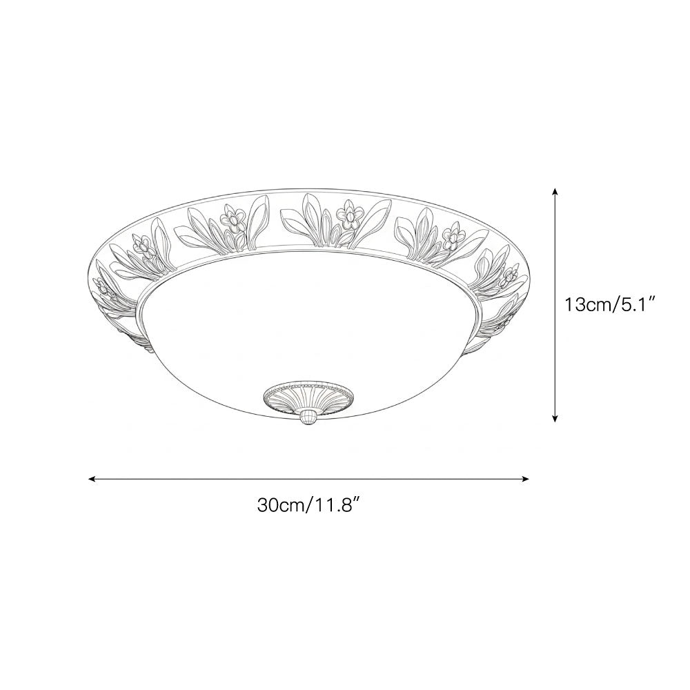Corora Flush Ceiling Lamp