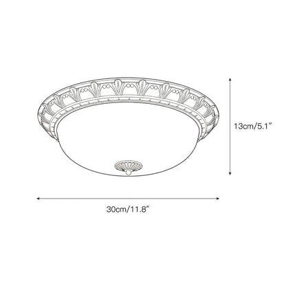 Corora Flush Ceiling Lamp