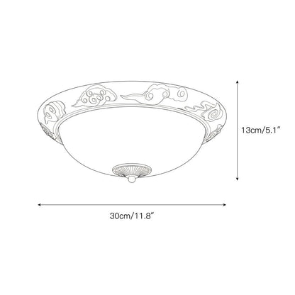 Corora Flush Ceiling Lamp