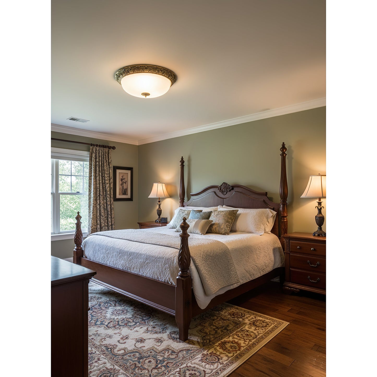 Corora Flush Ceiling Lamp