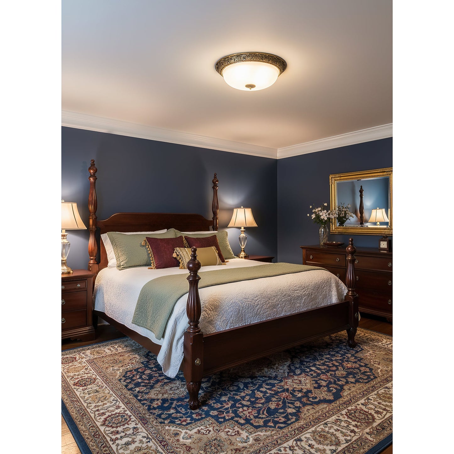 Corora Flush Ceiling Lamp