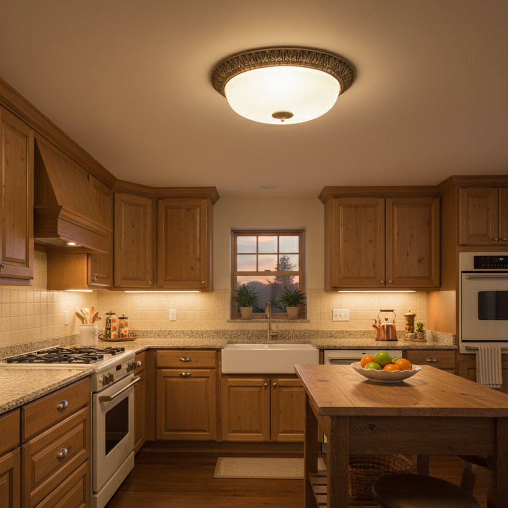 Corora Flush Ceiling Lamp