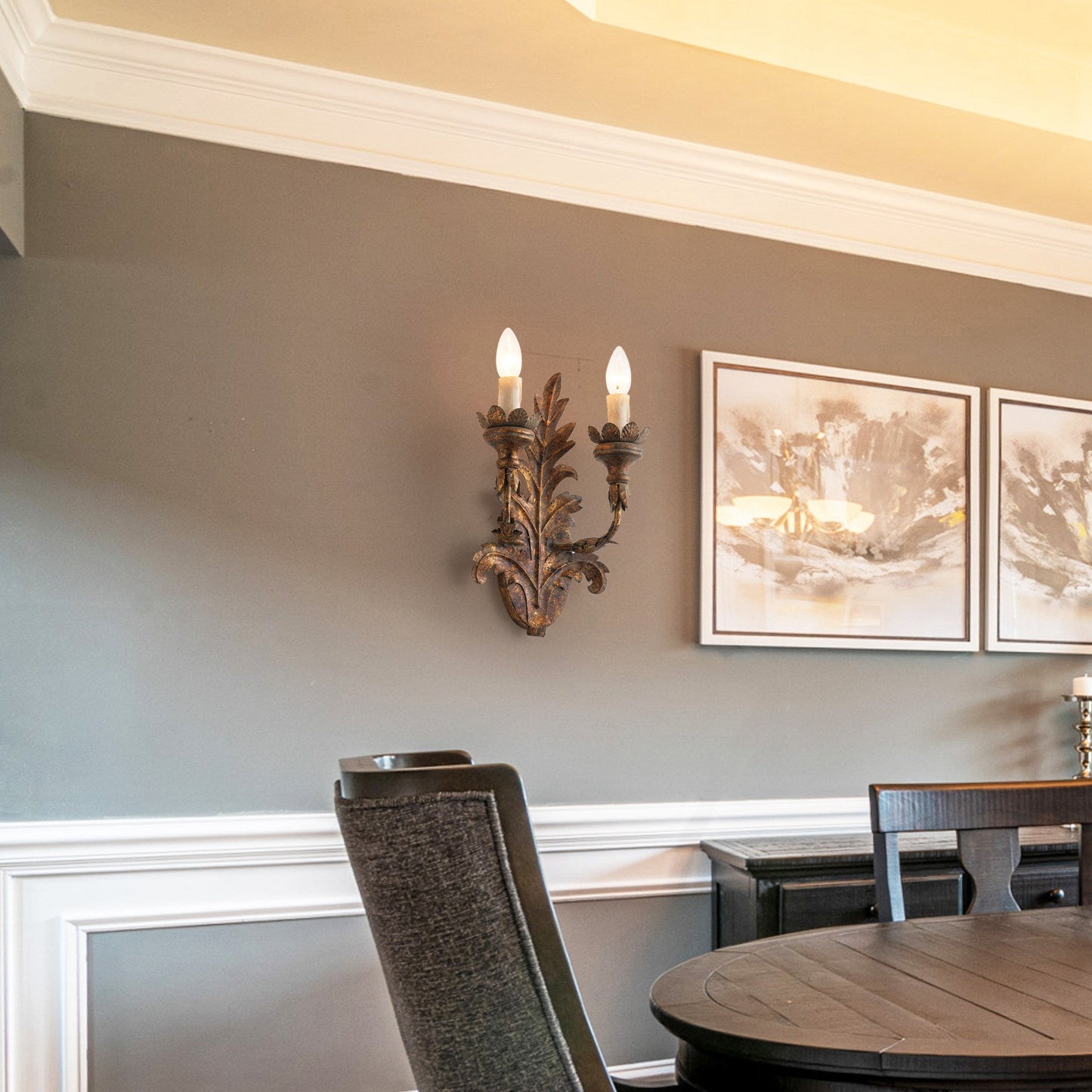 Caelum Leaf Wall Lamp