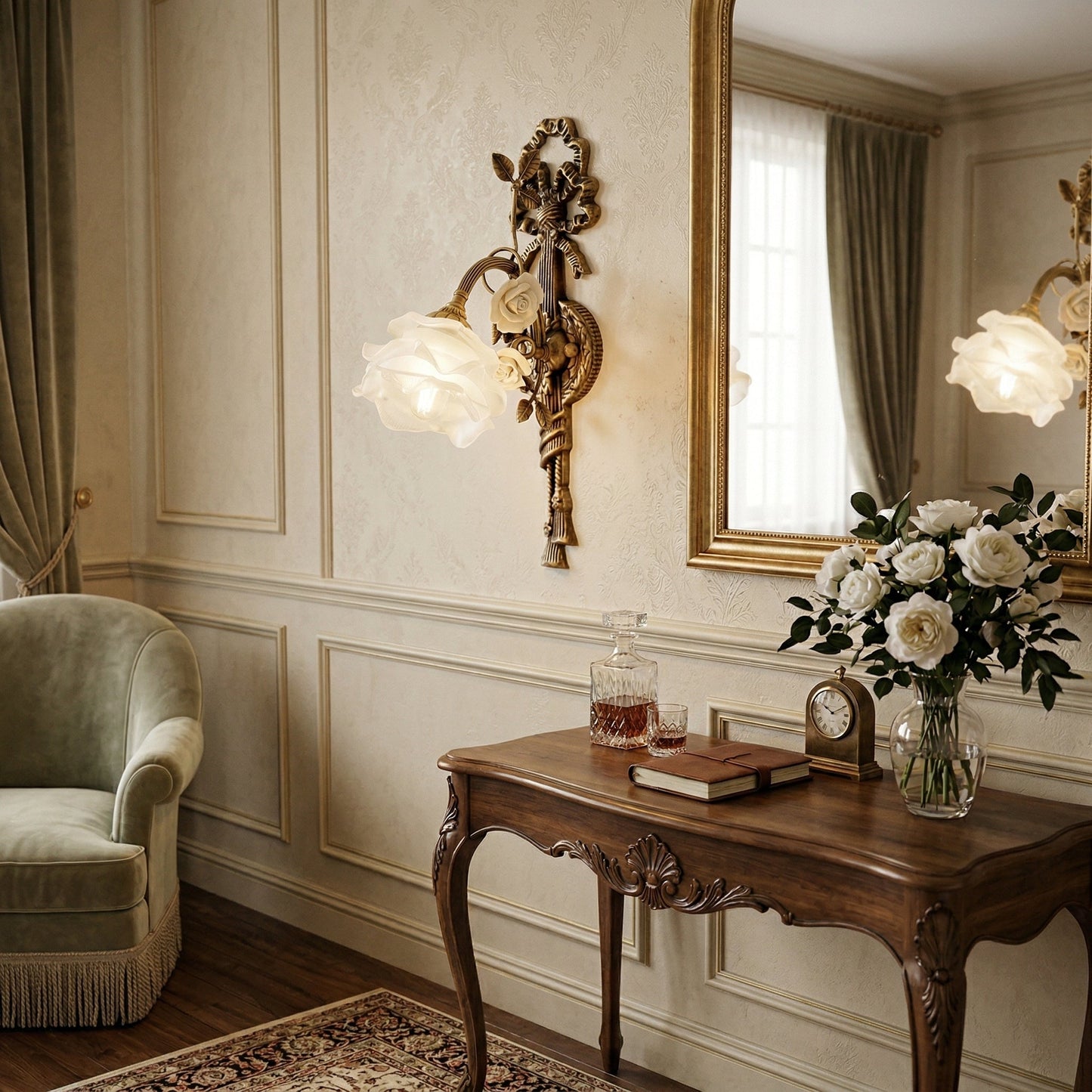 Falara Floral Wall Lamp