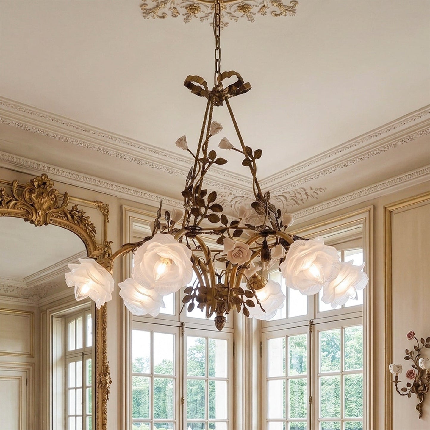 Damien Rose Chandelier