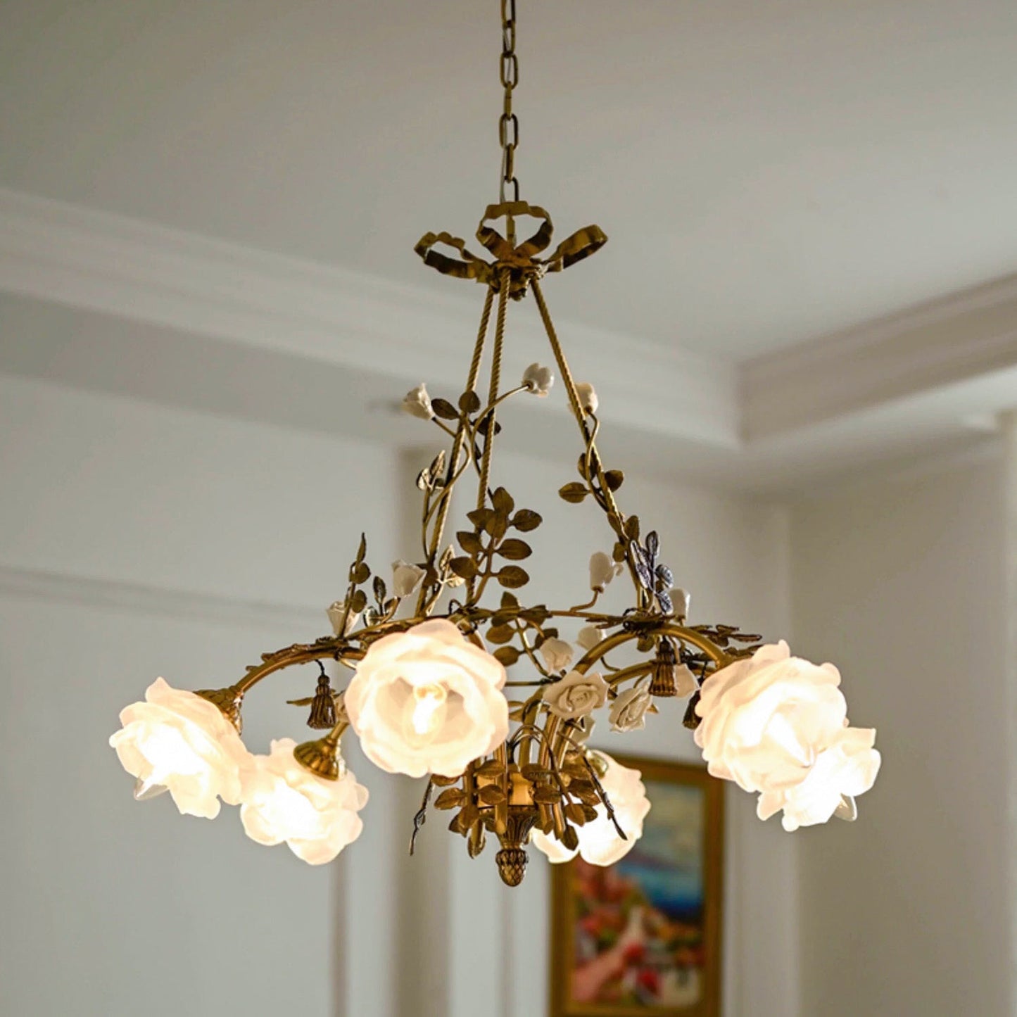 Damien Rose Chandelier