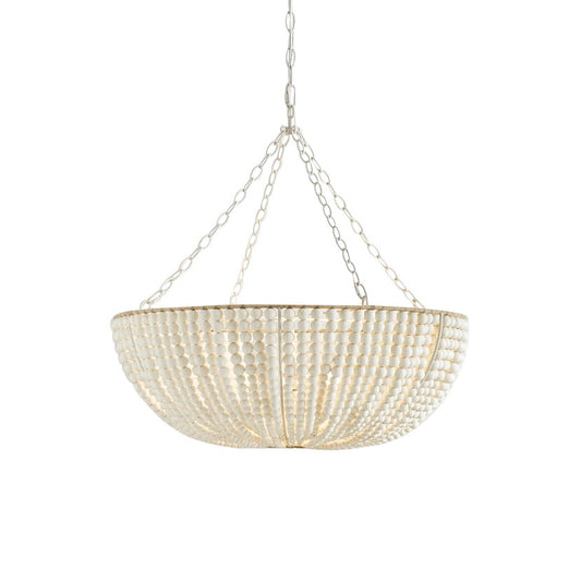 Andan Wood Beaded Chandelier