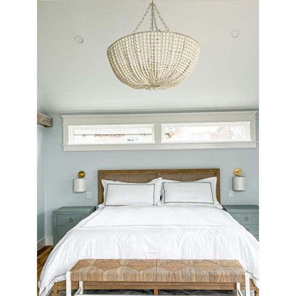 Andan Wood Beaded Chandelier