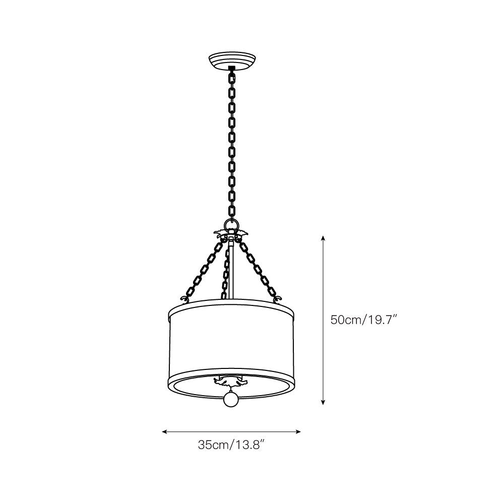 Falun Drum Pendant Lamp