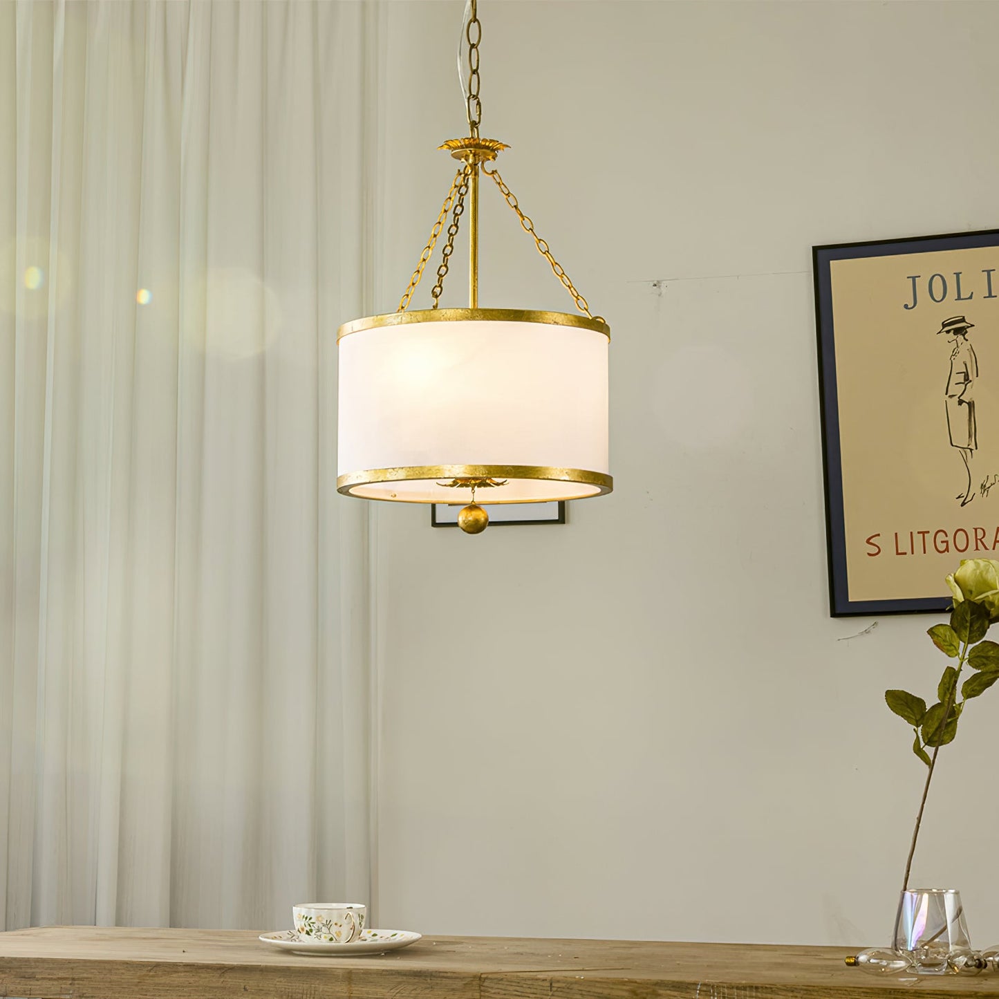 Falun Drum Pendant Lamp