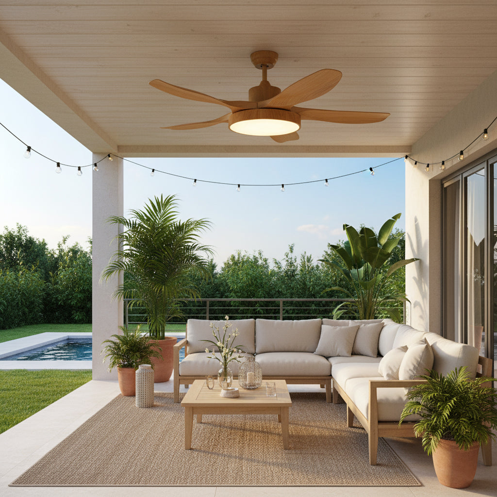 Quino 52″ Ceiling Fan Light