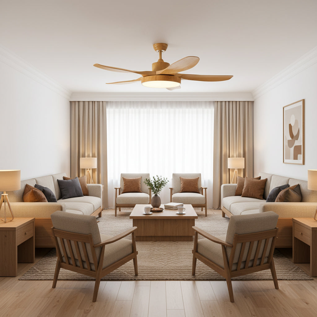 Quino 52″ Ceiling Fan Light