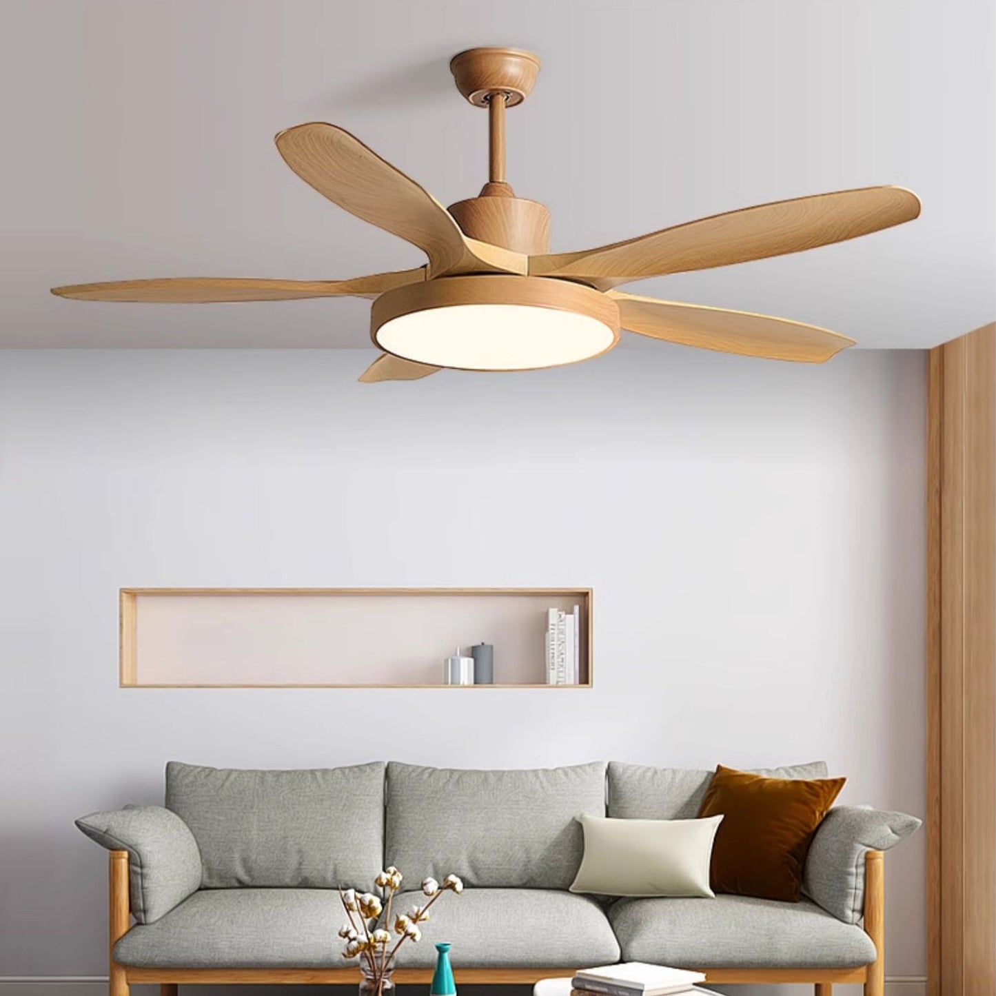 Quino 52″ Ceiling Fan Light