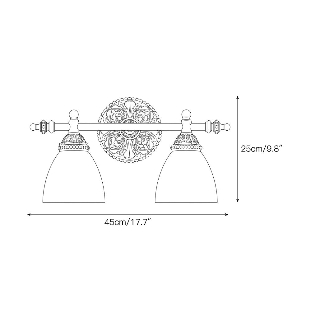 Quiberon Vanity Alabaster Wall Sconce
