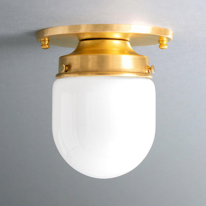 Bullet-shaped Spherical Ceiling Lamp