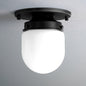 Bullet-shaped Spherical Ceiling Lamp