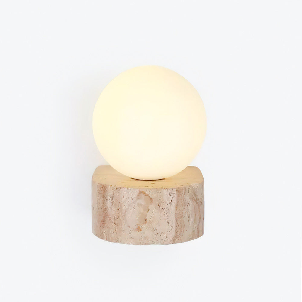 Sabora Travertine Wall Lamp
