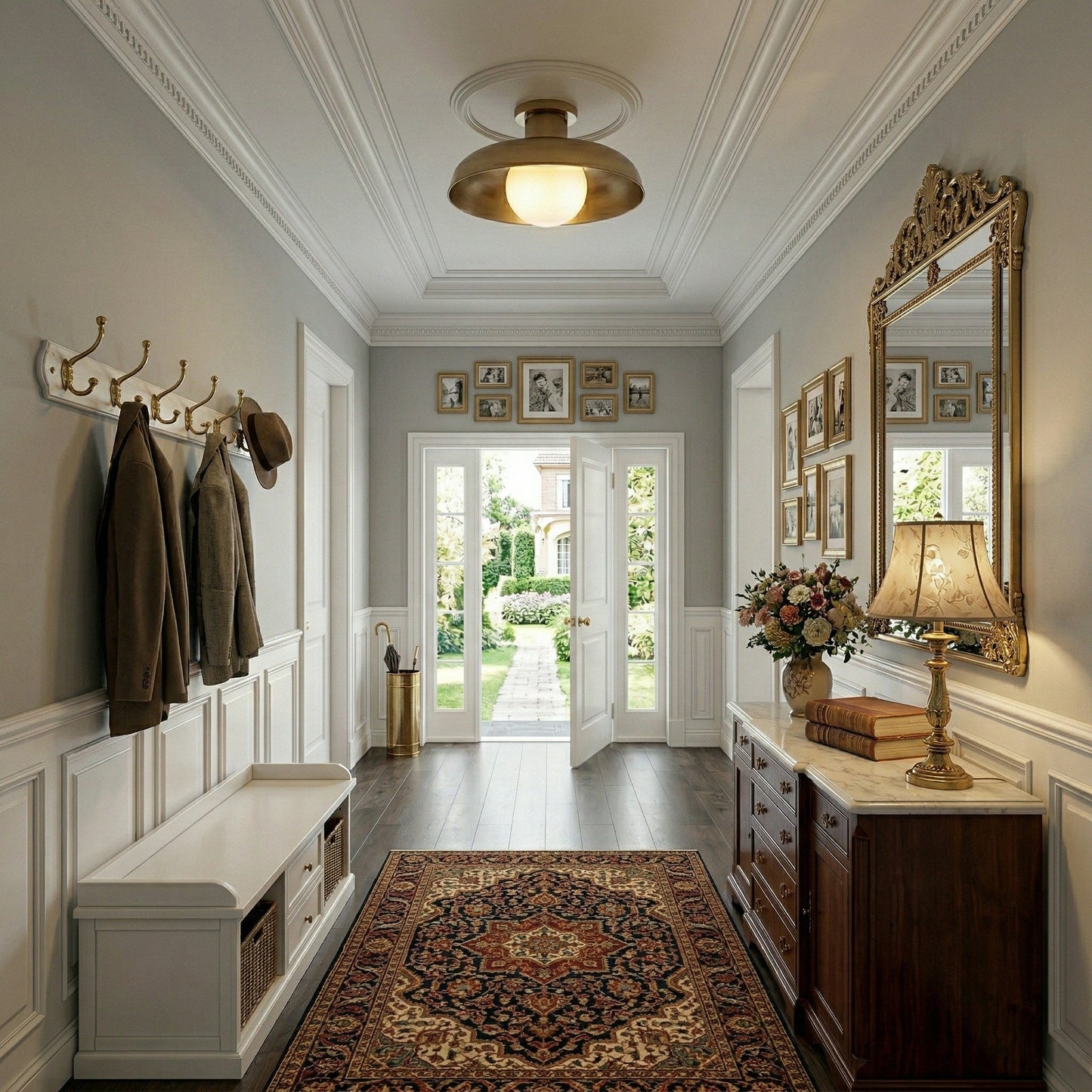 Dora Semi Flush Ceiling Lamp