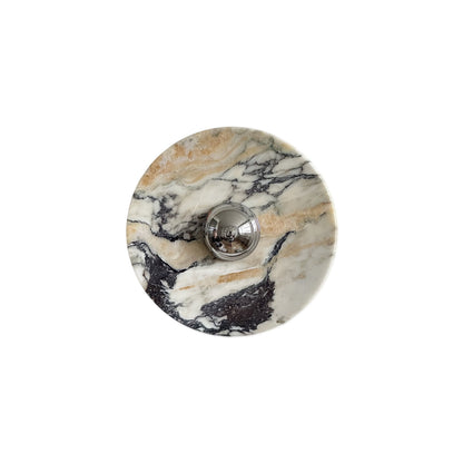 Isolde Round Marble Wall Sconce