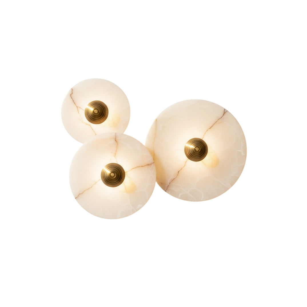 Calacatta Marble Combination Alabaster Sconce