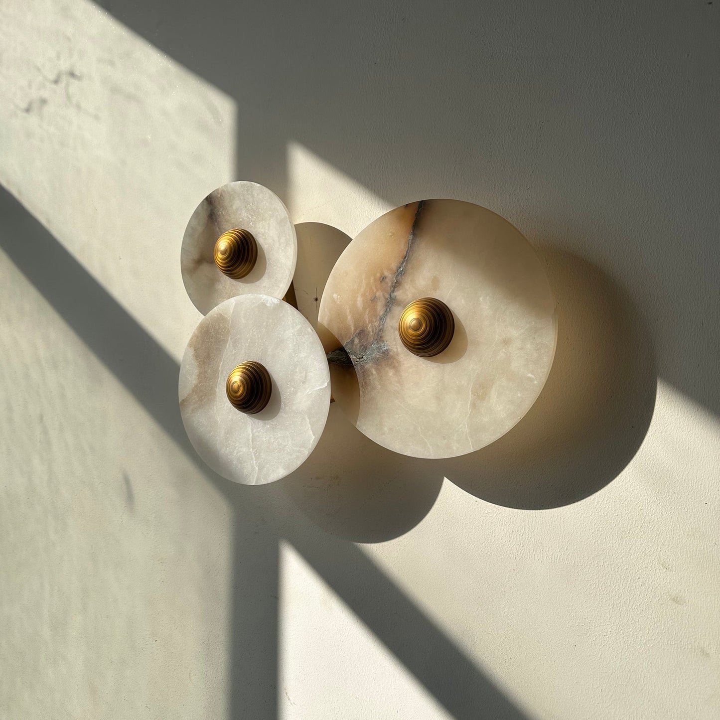 Calacatta Marble Combination Alabaster Sconce