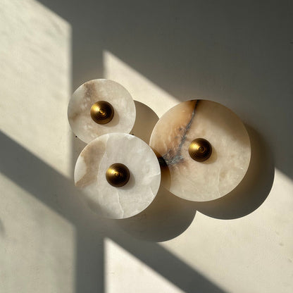 Calacatta Marble Combination Alabaster Sconce