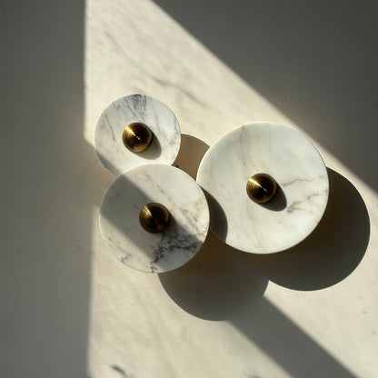 Calacatta Marble Combination Alabaster Sconce