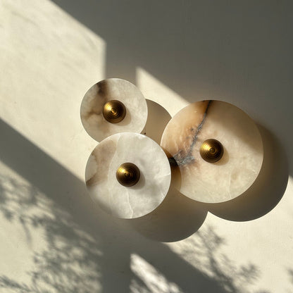 Calacatta Marble Combination Alabaster Sconce