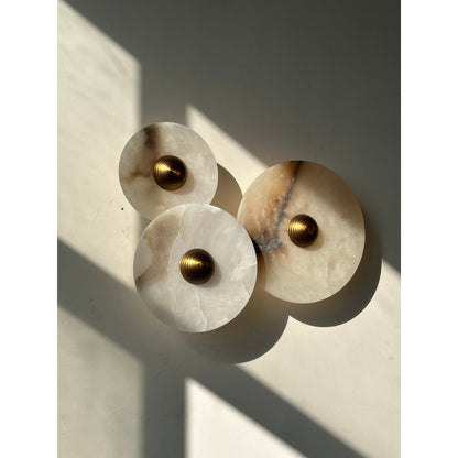 Calacatta Marble Combination Alabaster Sconce
