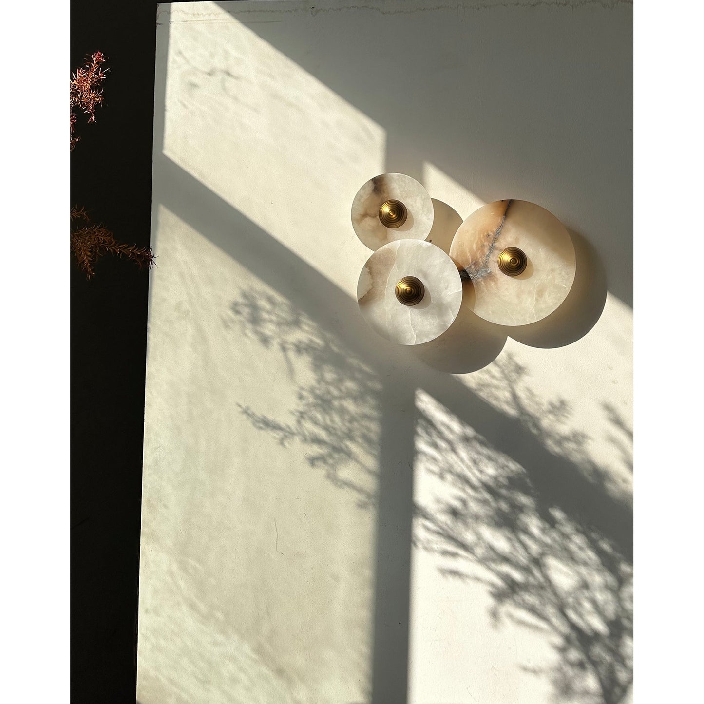 Calacatta Marble Combination Alabaster Sconce