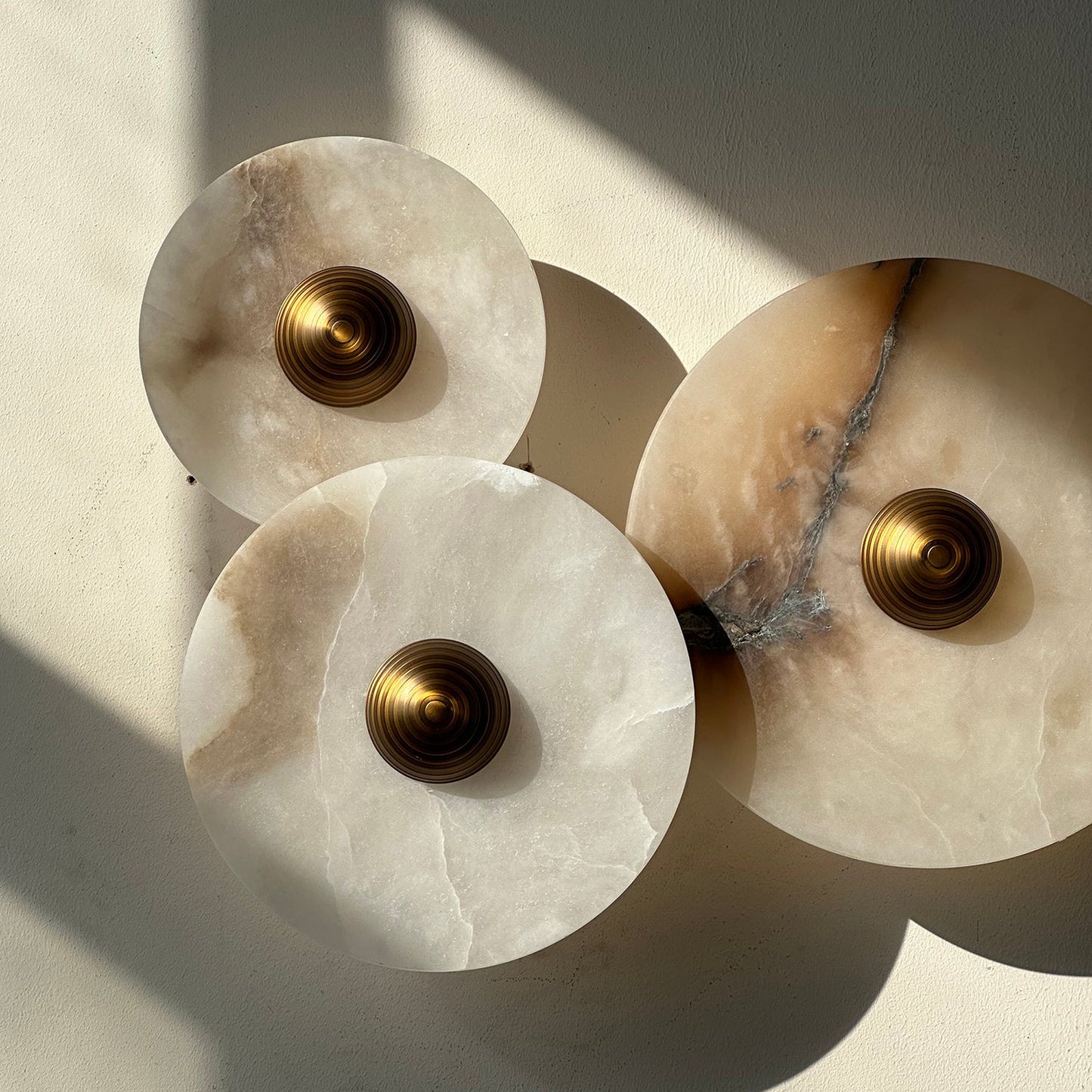 Calacatta Marble Combination Alabaster Sconce