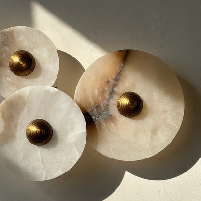 Calacatta Marble Combination Alabaster Sconce