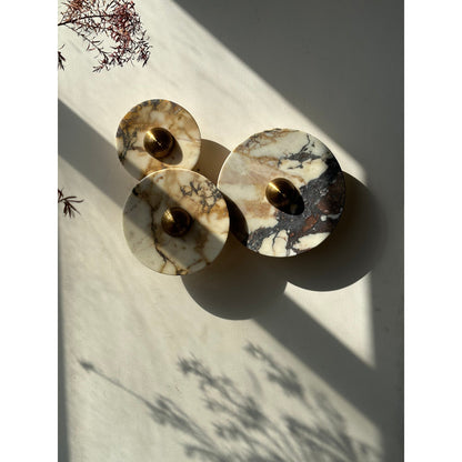 Calacatta Marble Combination Alabaster Sconce