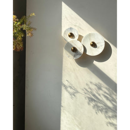 Calacatta Marble Combination Alabaster Sconce