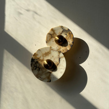 Calacatta Marble Combination Alabaster Sconce