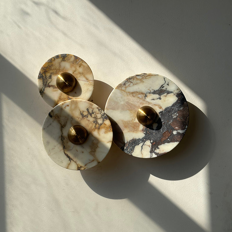 Calacatta Marble Combination Alabaster Sconce