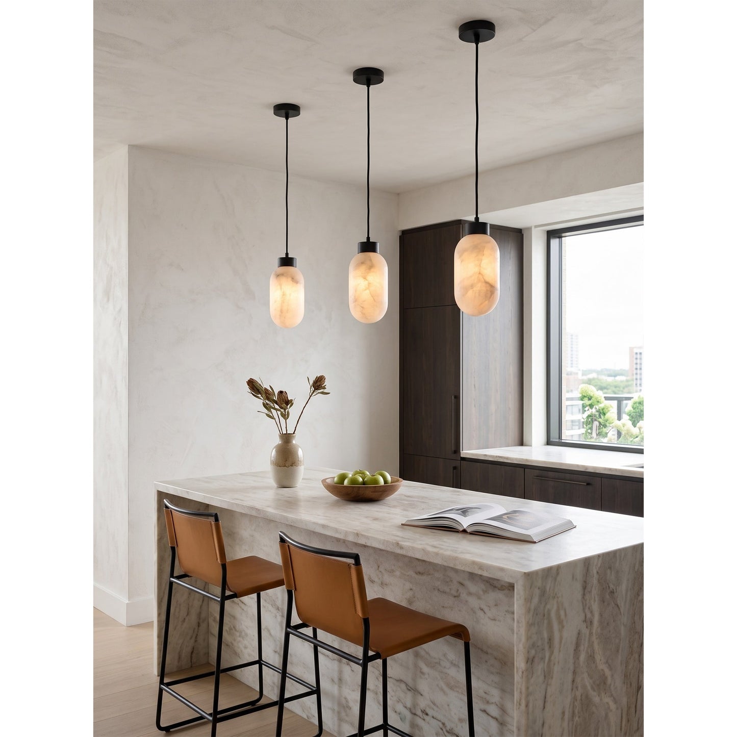 Veson Alabaster Pendant Lamp