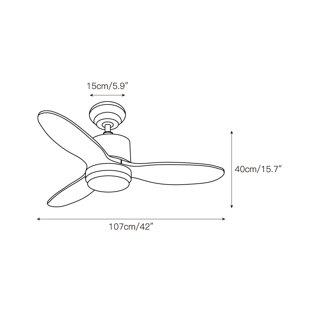 Galan 42″ Ceiling Fan Light