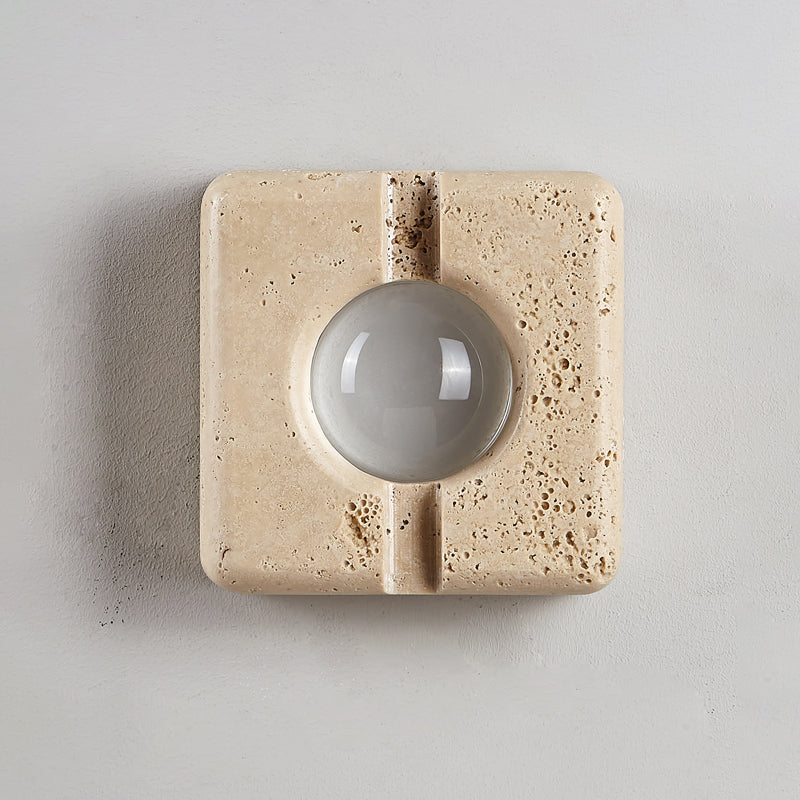 Zelon Travertine Wall Lamp
