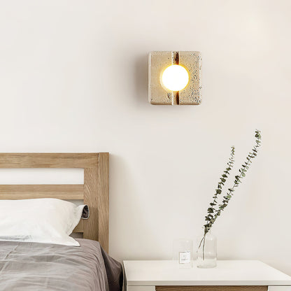 Zelon Travertine Wall Lamp