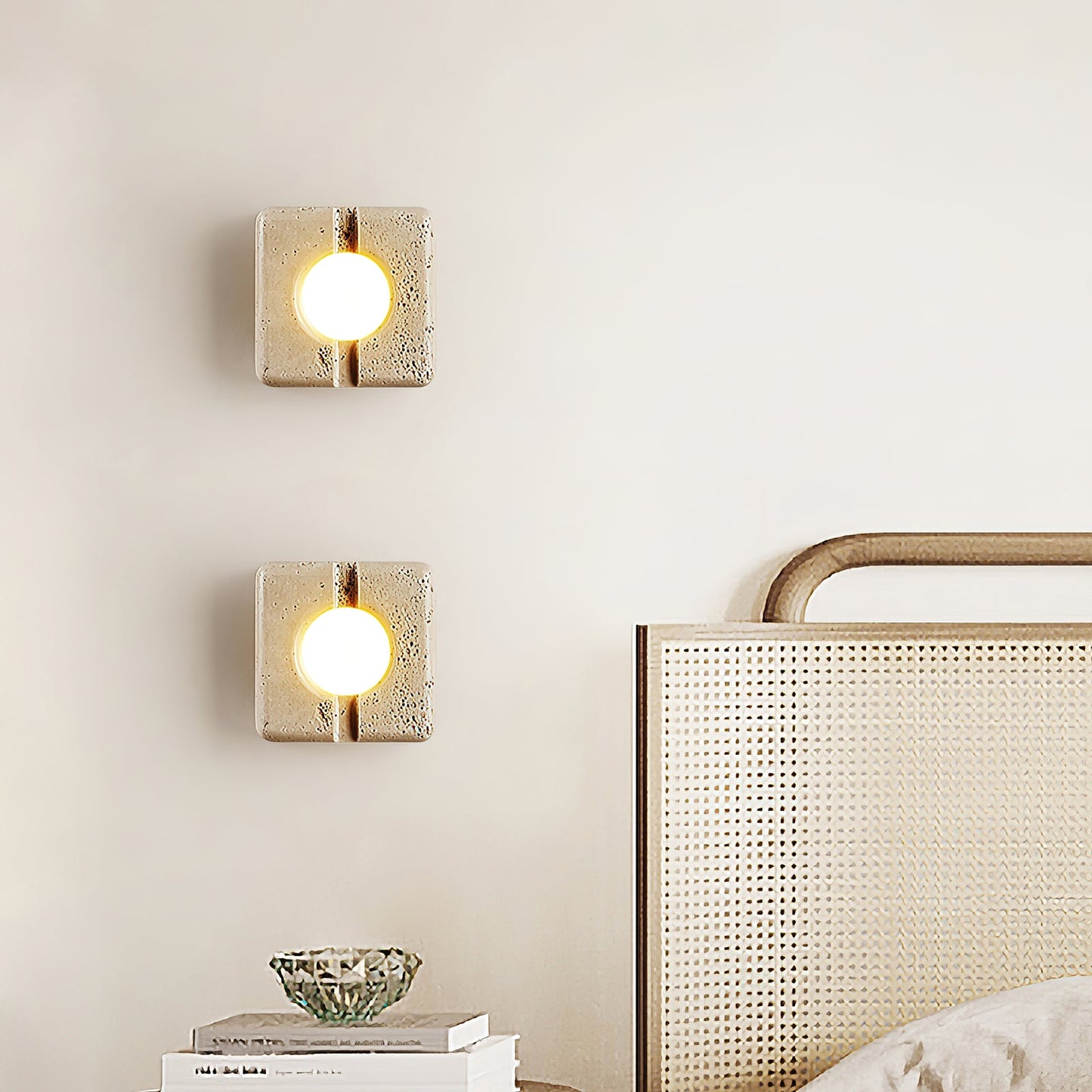 Zelon Travertine Wall Lamp