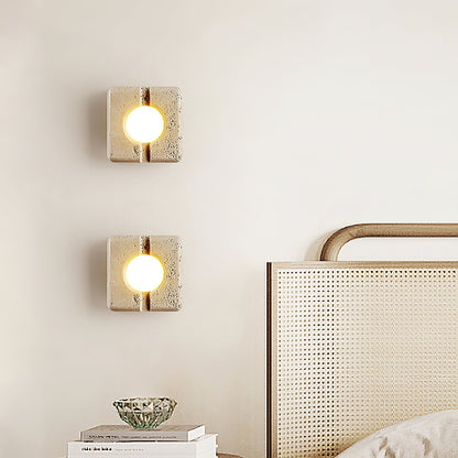Zelon Travertine Wall Lamp