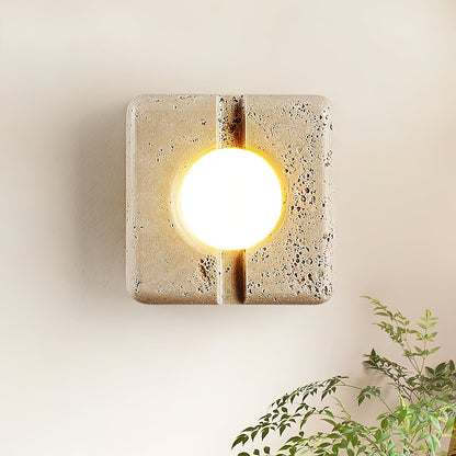Zelon Travertine Wall Lamp