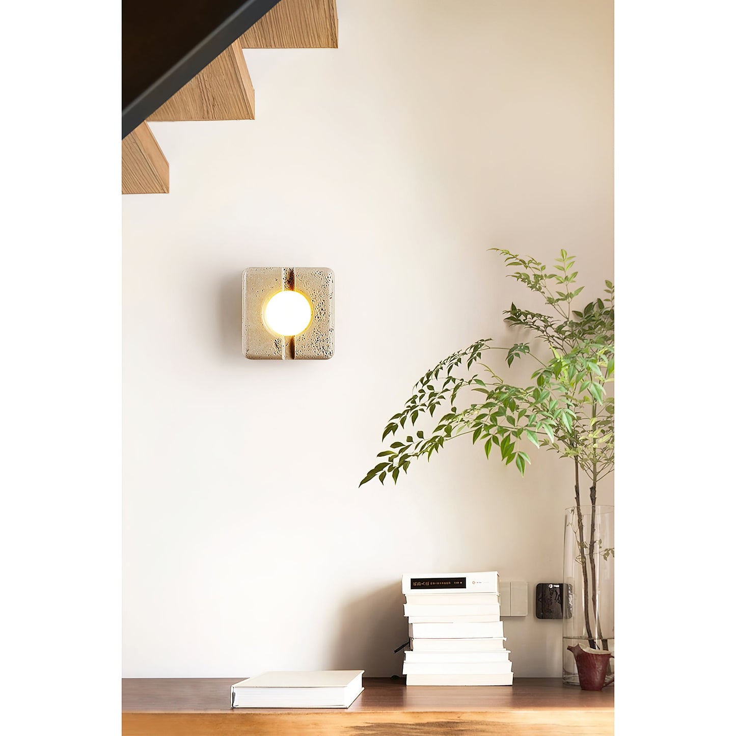 Zelon Travertine Wall Lamp
