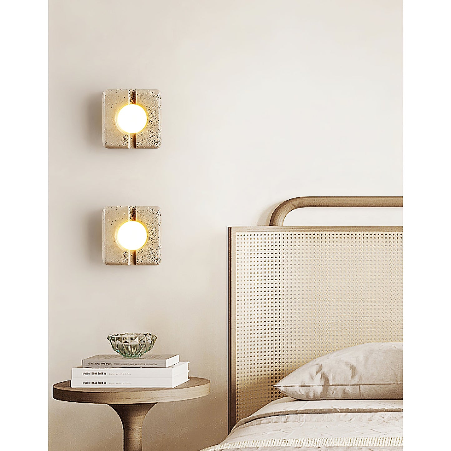 Zelon Travertine Wall Lamp