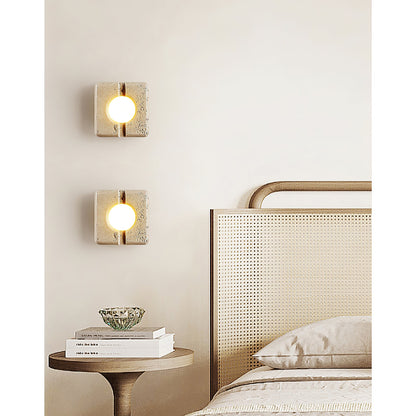 Zelon Travertine Wall Lamp