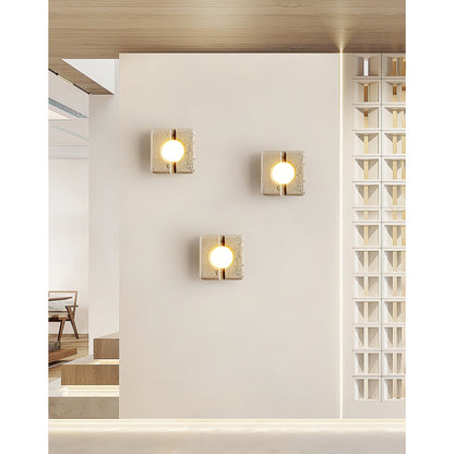 Zelon Travertine Wall Lamp